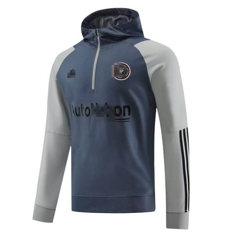 Sudadera Entrenamiento Inter Miami 2023/2024 Con Capucha Gris